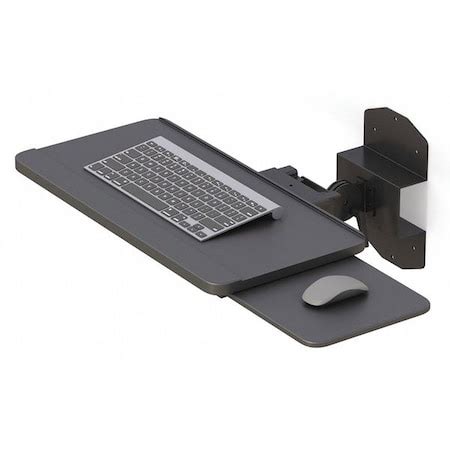 Afc Industries Wall Mounted Foldable Keyboard Tray 772464G | Zoro.com