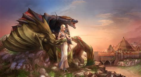 Daenerys Targaryen With Dragons 4k Wallpaper,HD Tv Shows Wallpapers,4k ...