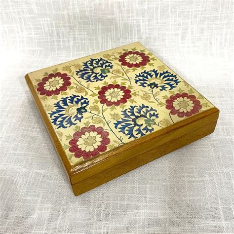 Wooden Tea Box - Etsy