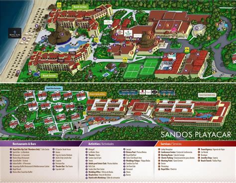 Resort Map Sandos Playacar | Vacation 2015 - Sandos Playacar Resort and ...