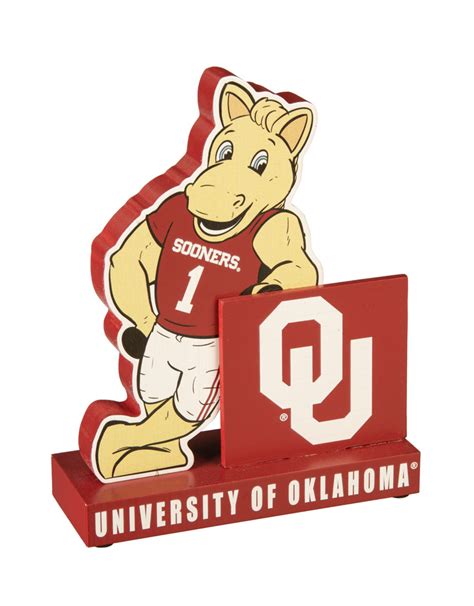 OU 8" Wooden Mascot Standee - Balfour of Norman