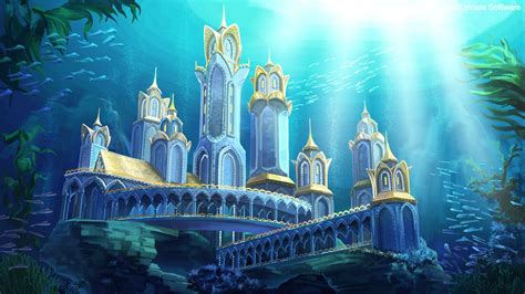 Underwater Castle Little Mermaid