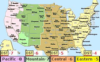 Time difference between Nashville, Tennessee, USA and Alberta, Canada - with current time zone