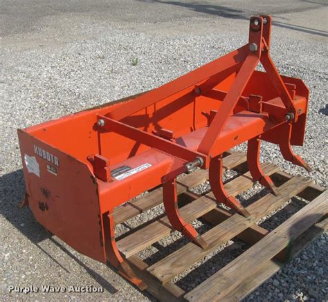 Kubota 7554 box blade in Wichita, KS | Item AR9844 sold | Purple Wave