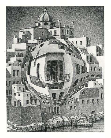 M.C. Escher print Balcony M.C. Escher | Etsy