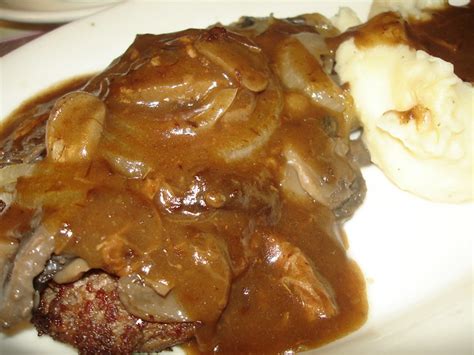 Hamburger steak with Mashed Potatoes | Flickr - Photo Sharing!