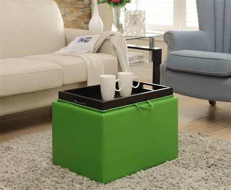 Lime green storage ottoman for your living room and bedroom | Storage ...
