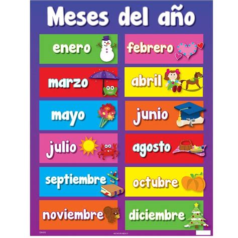 Meses Del Año Para Niños - snugmoms