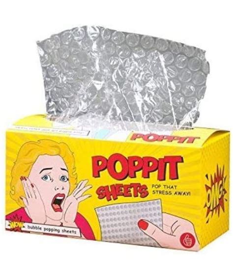 Poppit Stress Sheets - ThingsFromMars.com