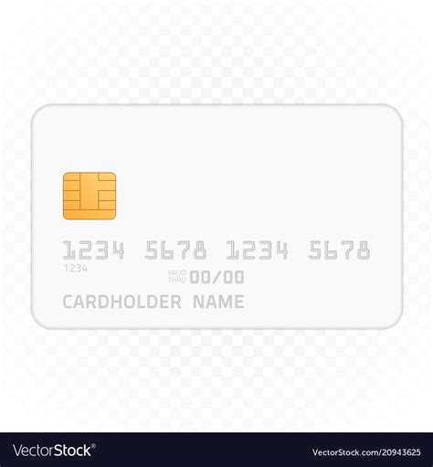 Credit card mockup Royalty Free Vector Image - VectorStock