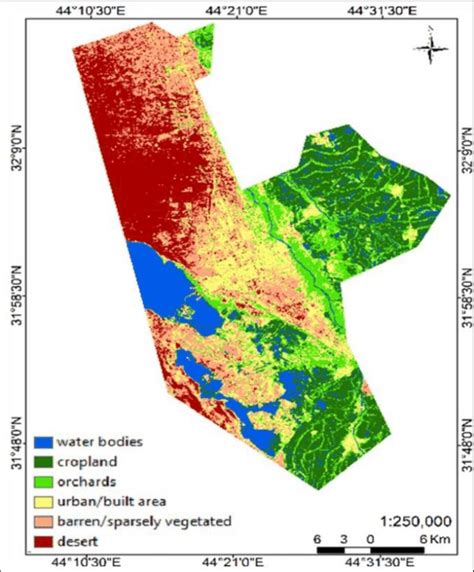 Land cover classification map | Download Scientific Diagram