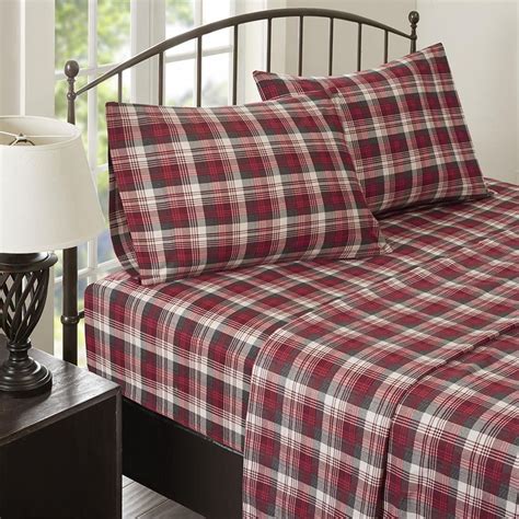 Woolrich Flannel Cotton Sheet Set Queen - Walmart.com - Walmart.com