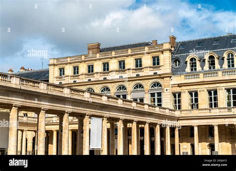 The Palais-Royal, a former royal palace in the center of Paris, France Stock Photo - Alamy