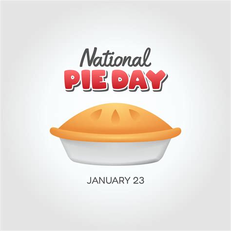 vector graphic of national pie day good for national pie day celebration. flat design. flyer ...