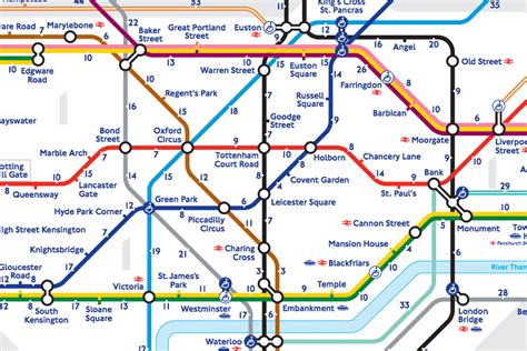 Map Of Tube In London - Hope Kalina