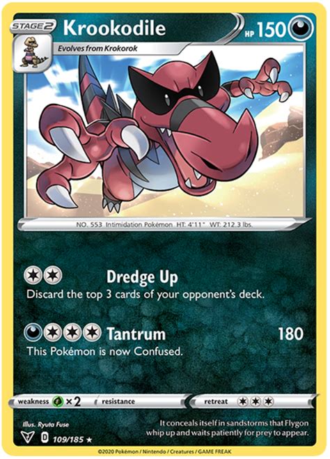 Krookodile - Vivid Voltage #109 Pokemon Card