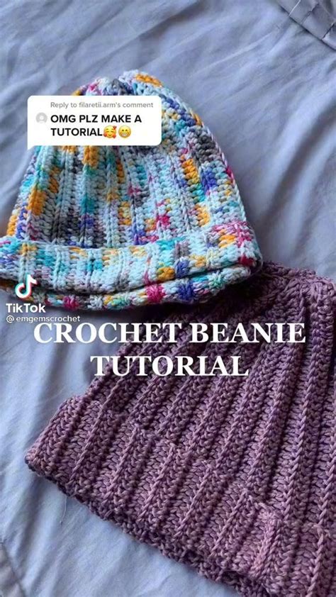 Ribbed wonder an easy crochet hat – Artofit