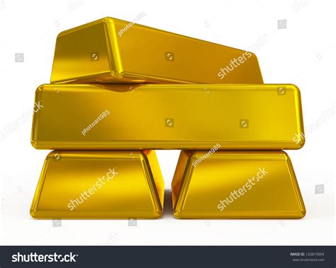 Gold Bars Stacked Stock Photo 120819904 : Shutterstock