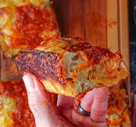 Detroit-Style Pizza Recipe With Cheesy Crispy Edges