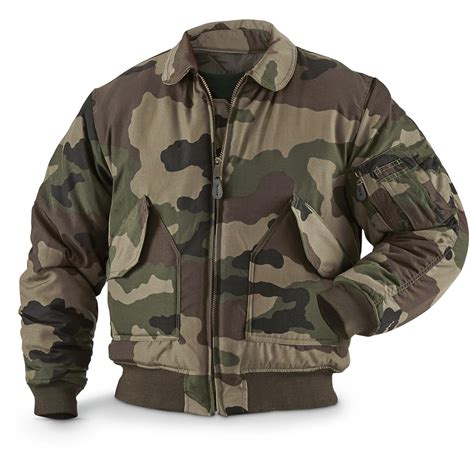 Mil-Tec Camo Flight Jacket, CCE Camo - 643240, Tactical Clothing at Sportsman's Guide