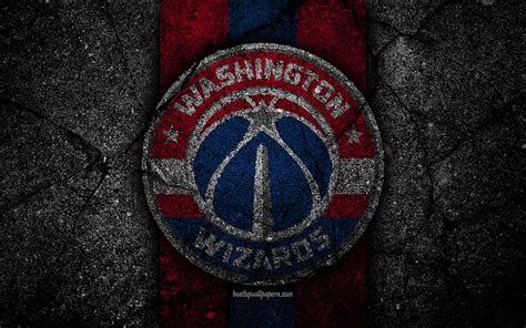 Washington Wizards, Nba, , Logo, Black Stone, Basketball HD wallpaper ...