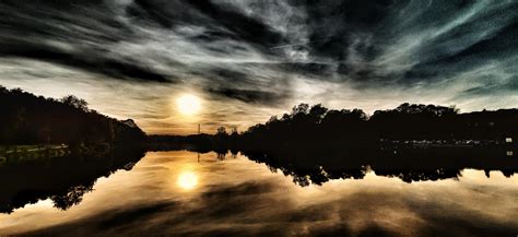 Sunset Lake Reflection by MichaelBilyk on DeviantArt