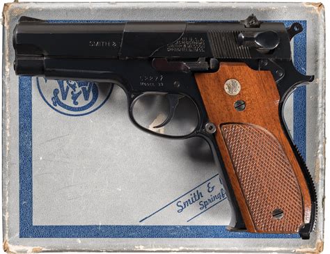 Smith & Wesson Model 39 Pistol with Rare Dust Cover | Rock Island Auction