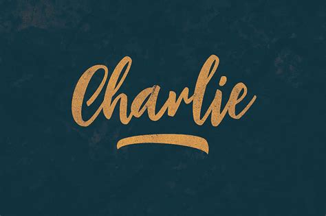 Charlie Script Font By Cruzine Design | TheHungryJPEG