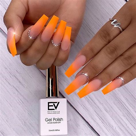 21 Neon Orange Nails and Ideas for Summer - StayGlam