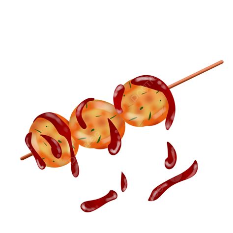 Indonesian Food Clipart Vector, Indonesian Food Skewered Cilok And Chili, Traditional Food ...