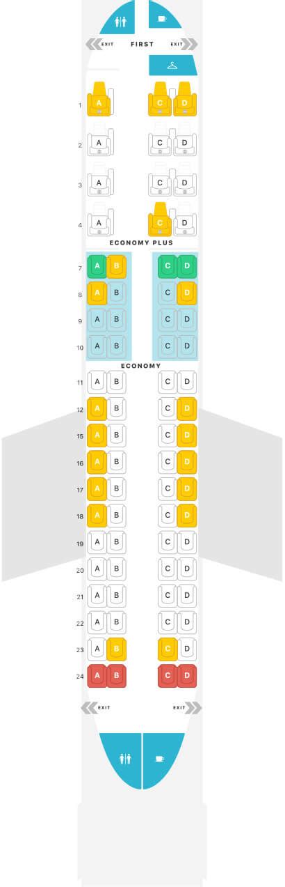 Embraer Erj 175 Seat Map United | Awesome Home