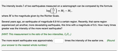 How To Find Intensity Of Earthquake Given Magnitude Calculator - The Earth Images Revimage.Org