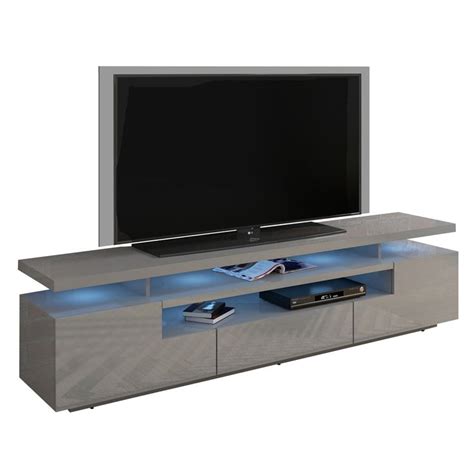 Meble Eva Light Gray TV Stand eva | Tv room design, Modern tv stand ...