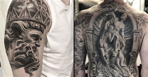 These Ancient Greek and Roman Art Tattoos are Amazing » TwistedSifter