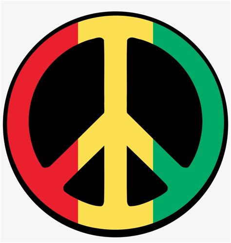 Symbol For Peace - Peace Sign Red Yellow Green Transparent PNG - 4444x4444 - Free Download on ...