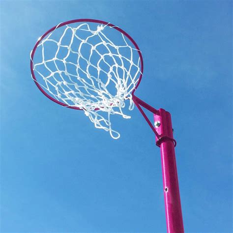 Pink Netball Post Hoops | Netball Nets | Net World Sports