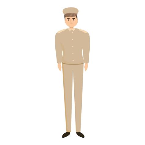 Holiday military uniform icon, cartoon style 14340508 Vector Art at ...