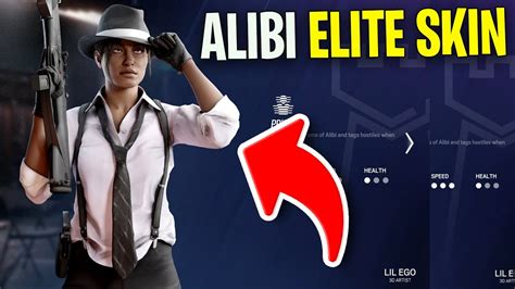 This ALIBI Elite Skin in Rainbow Six Siege YEAR 8 is INSANE - YouTube