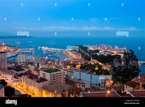 Principality of Monaco, Monaco overview Stock Photo - Alamy