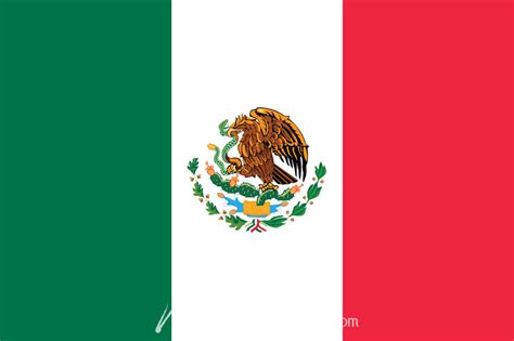 Mexico Flag Wallpaper Wall Mural by Magic Murals