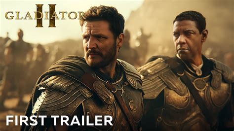 GLADIATOR 2 – First Trailer (2024) Pedro Pascal, Denzel Washington ...