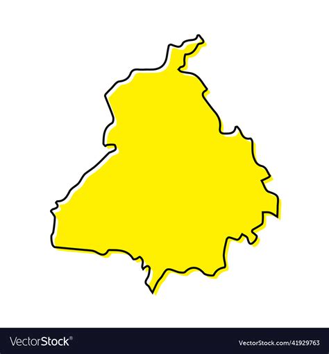 Punjab Map Outline Png