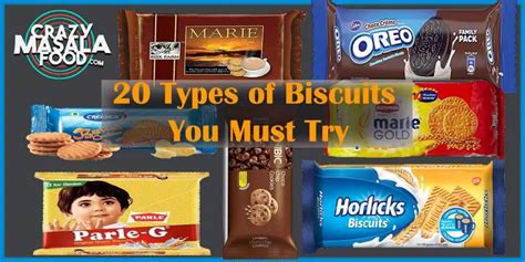 20 Types of Biscuits You Must Try - Crazy Masala Food