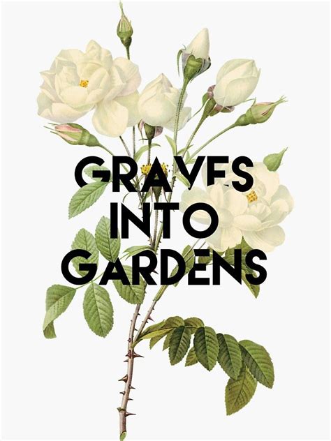 Graves into Gardens Sticker by clapin123 in 2021 | Garden tattoos, Worship wallpaper, Light in ...