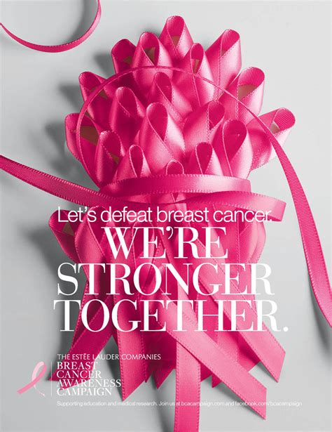 Estee Lauder Companies' Breast Cancer Campaign: "We're stronger ...