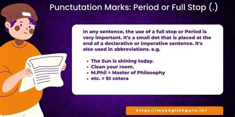 Period : Punctuation Marks - My English Guru(.in)