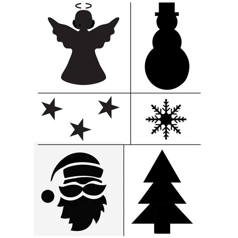 Christmas Stencil Pack | Thorndown Wood & Glass Paints