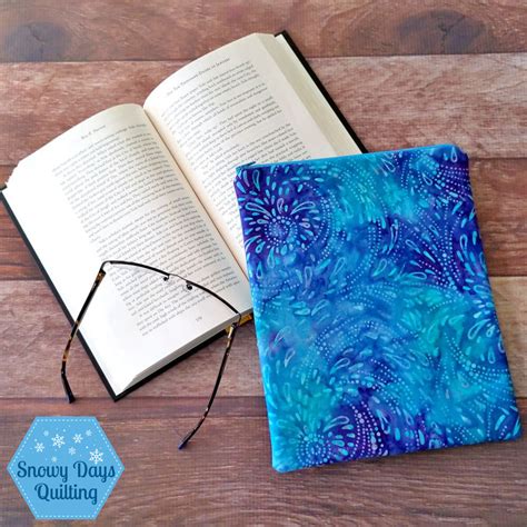 How to Make Zippered Book Sleeves — Snowy Days Quilting