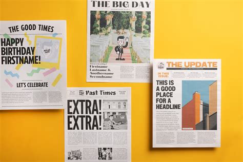 Free templates to make your own newspaper in Canva - Newspaper Club