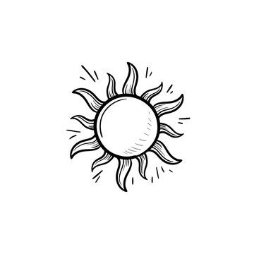 Sun Outline Clip Art